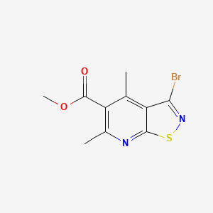 Methyl 3-bromo-4,6-dimethyl-[1,2]thiazolo[5,4-b]pyridine-5-carboxylate