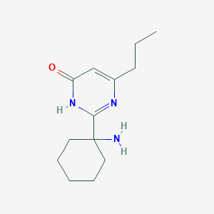 2-(1-Aminocyclohexyl)-6-propyl-3,4-dihydropyrimidin-4-one