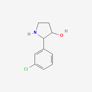 2-(3-Chlorophenyl)pyrrolidin-3-OL