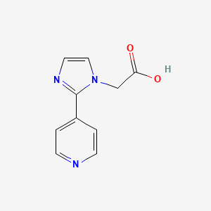 2-[2-(Pyridin-4-yl)-1H-imidazol-1-yl]acetic acid