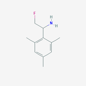 2-Fluoro-1-(2,4,6-trimethylphenyl)ethan-1-amine