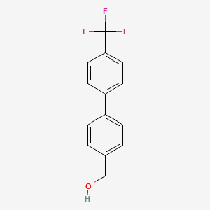 molecular formula C14H11F3O B1322072 (4'-(三氟甲基)-[1,1'-联苯]-4-基)甲醇 CAS No. 457889-46-2