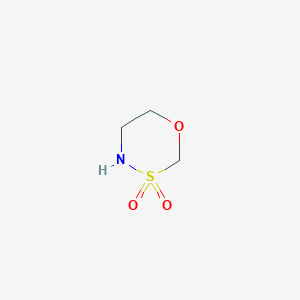 molecular formula C3H7NO3S B1322079 1,3,4-Oxathiazinane 3,3-dioxide CAS No. 863015-82-1