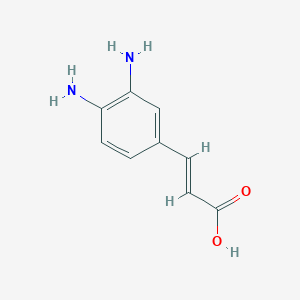 3-(3,4-Diaminophenyl)prop-2-enoic acid