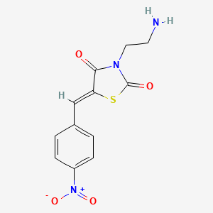 3-(2-Aminoethyl)-5-[(4-nitrophenyl)methylidene]-1,3-thiazolidine-2,4-dione