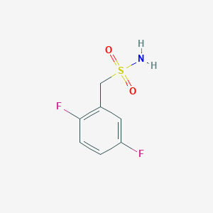 molecular formula C7H7F2NO2S B13220872 (2,5-Difluorophenyl)methanesulfonamide CAS No. 1032507-39-3