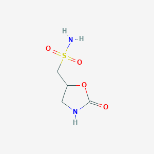 molecular formula C4H8N2O4S B13220879 (2-Oxo-1,3-oxazolidin-5-yl)methanesulfonamide 