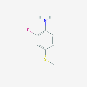 B1322091 2-Fluoro-4-(methylthio)aniline CAS No. 76180-33-1