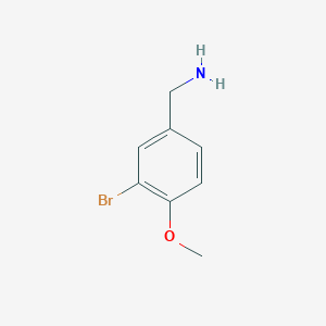 molecular formula C8H10BrNO B1322093 3-溴-4-甲氧基苄胺 CAS No. 247254-47-3