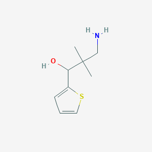 3-Amino-2,2-dimethyl-1-(thiophen-2-yl)propan-1-ol