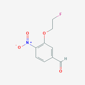 3-(2-Fluoroethoxy)-4-nitrobenzaldehyde