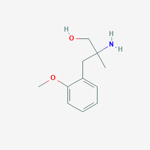 2-Amino-3-(2-methoxyphenyl)-2-methylpropan-1-ol