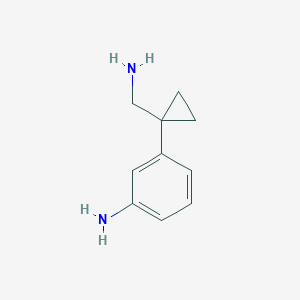 3-[1-(Aminomethyl)cyclopropyl]aniline