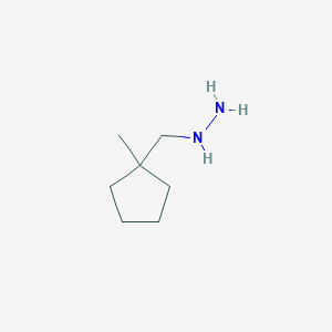 [(1-Methylcyclopentyl)methyl]hydrazine