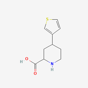 4-(Thiophen-3-YL)piperidine-2-carboxylic acid