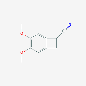 molecular formula C11H11NO2 B132212 4,5-二甲氧基-1-氰基苯并环丁烷 CAS No. 35202-54-1