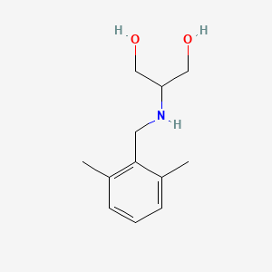 2-{[(2,6-Dimethylphenyl)methyl]amino}propane-1,3-diol