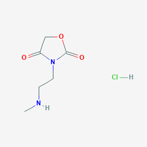 3-(2-(Methylamino)ethyl)oxazolidine-2,4-dione hydrochloride