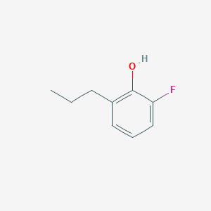 molecular formula C9H11FO B13221272 2-Fluoro-6-propylphenol 