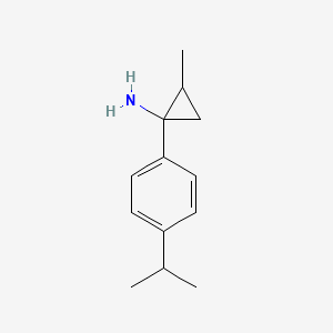 2-Methyl-1-[4-(propan-2-yl)phenyl]cyclopropan-1-amine