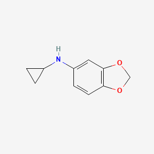 N-Cyclopropyl-2H-1,3-benzodioxol-5-amine