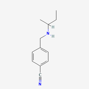 4-{[(Butan-2-yl)amino]methyl}benzonitrile