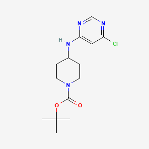 B1322142 Tert-butyl 4-[(6-chloropyrimidin-4-yl)amino]piperidine-1-carboxylate CAS No. 939986-76-2