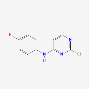 B1322143 2-Chloro-N-(4-fluorophenyl)pyrimidin-4-amine CAS No. 260046-12-6