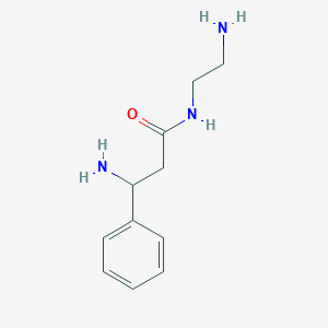 3-amino-N-(2-aminoethyl)-3-phenylpropanamide