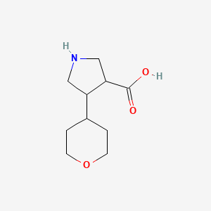 4-(Oxan-4-yl)pyrrolidine-3-carboxylic acid