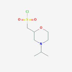 [4-(Propan-2-yl)morpholin-2-yl]methanesulfonyl chloride