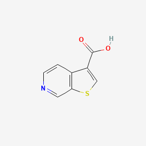 molecular formula C8H5NO2S B1322150 噻吩并[2,3-c]吡啶-3-甲酸 CAS No. 1337880-68-8