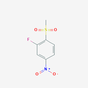 molecular formula C7H6FNO4S B1322154 2-氟-1-(甲磺酰基)-4-硝基苯 CAS No. 252561-33-4