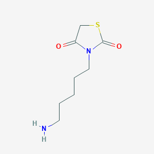 3-(5-Aminopentyl)-1,3-thiazolidine-2,4-dione