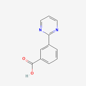 molecular formula C11H8N2O2 B1322155 3-(嘧啶-2-基)苯甲酸 CAS No. 579476-26-9