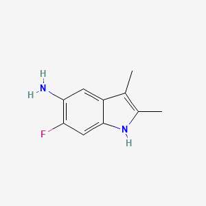 6-Fluoro-2,3-dimethyl-1H-indol-5-amine