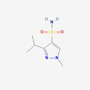 1-methyl-3-(propan-2-yl)-1H-pyrazole-4-sulfonamide