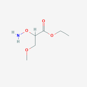 Ethyl 2-(aminooxy)-3-methoxypropanoate