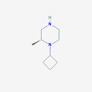 (2R)-1-cyclobutyl-2-methylpiperazine