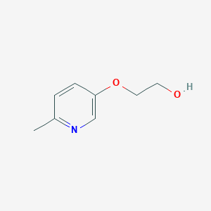 molecular formula C8H11NO2 B1322171 2-((6-Methylpyridin-3-yl)oxy)ethanol CAS No. 252266-86-7