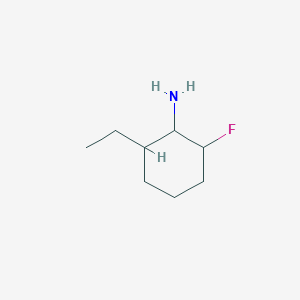 molecular formula C8H16FN B13221728 2-Ethyl-6-fluorocyclohexan-1-amine 