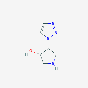 4-(1H-1,2,3-triazol-1-yl)pyrrolidin-3-ol