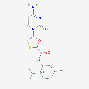 (5-methyl-2-propan-2-ylcyclohexyl) 5-(4-amino-2-oxopyrimidin-1-yl)-1,3-oxathiolane-2-carboxylate