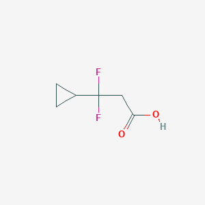 3-Cyclopropyl-3,3-difluoropropanoic acid