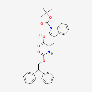 3-{1-[(Tert-butoxy)carbonyl]-1H-indol-3-YL}-2-({[(9H-fluoren-9-YL)methoxy]carbonyl}amino)propanoic acid