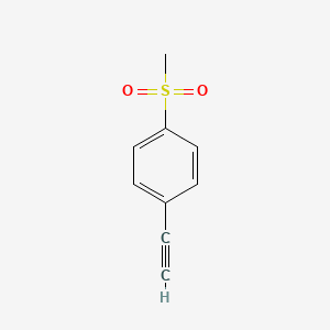 molecular formula C9H8O2S B1322186 1-Ethynyl-4-(methylsulfonyl)benzene CAS No. 340771-31-5
