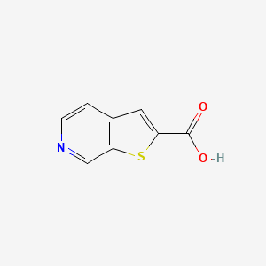 molecular formula C8H5NO2S B1322189 噻吩并[2,3-c]吡啶-2-甲酸 CAS No. 478149-00-7