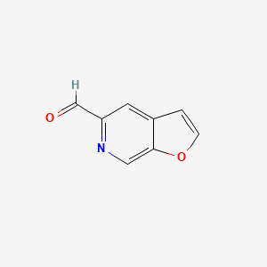 molecular formula C8H5NO2 B1322191 呋喃并[2,3-c]吡啶-5-甲醛 CAS No. 478148-61-7