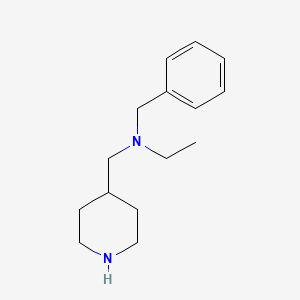 molecular formula C15H24N2 B1322192 Benzyl-ethyl-piperidin-4-ylmethyl-amine CAS No. 548769-06-8
