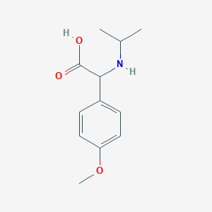 2-(4-Methoxyphenyl)-2-[(propan-2-yl)amino]acetic acid